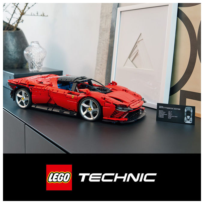 LEGO, Ferrari Daytona SP3 Technic, Set di Costruzione, 3778 Pezzi