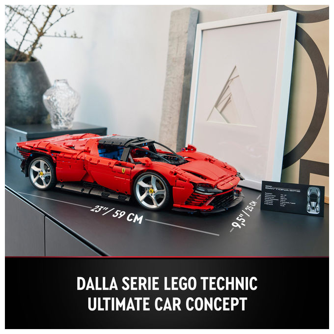 LEGO, Ferrari Daytona SP3 Technic, Set di Costruzione, 3778 Pezzi