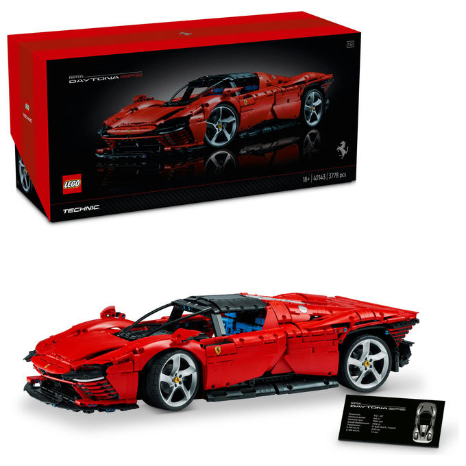 LEGO, Ferrari Daytona SP3 Technic, Set di Costruzione, 3778 Pezzi
