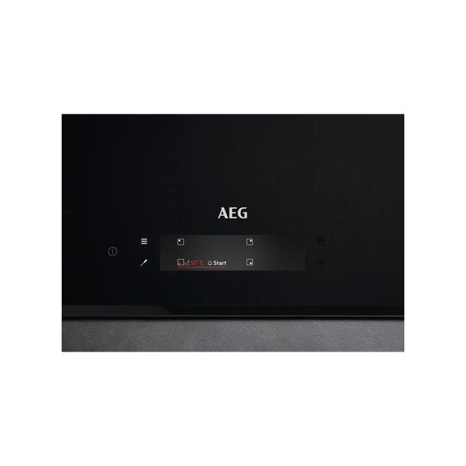 AEG, Piano Cottura a Induzione, 80 cm, Nero, IAE84881IB
