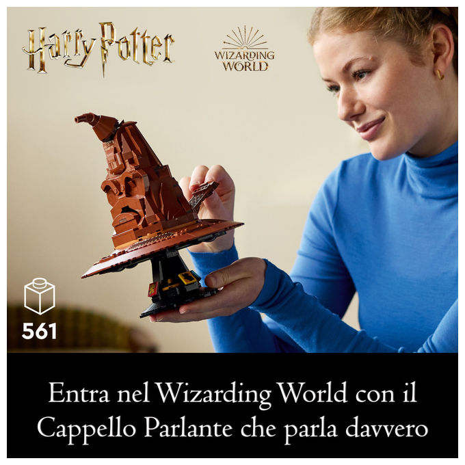 Lego, Il Cappello Parlante di Hogwarts, Set Costruzioni, 561 Pezzi, Harry Potter