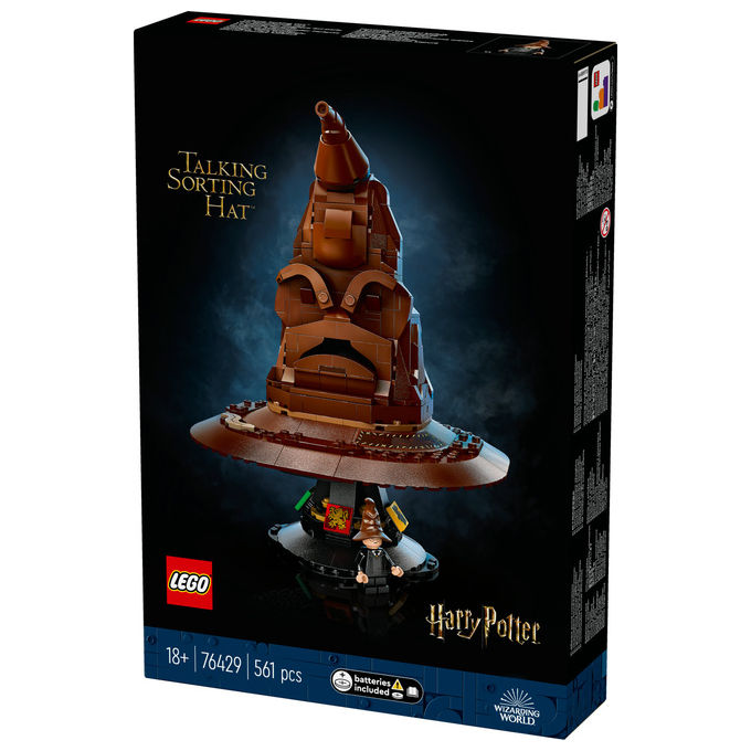 Lego, Il Cappello Parlante di Hogwarts, Set Costruzioni, 561 Pezzi, Harry Potter
