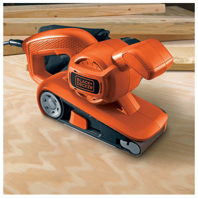 Black+Decker, Levigatrice a Nastro KA86-QS, 720W, 75 x 457 mm, Arancione