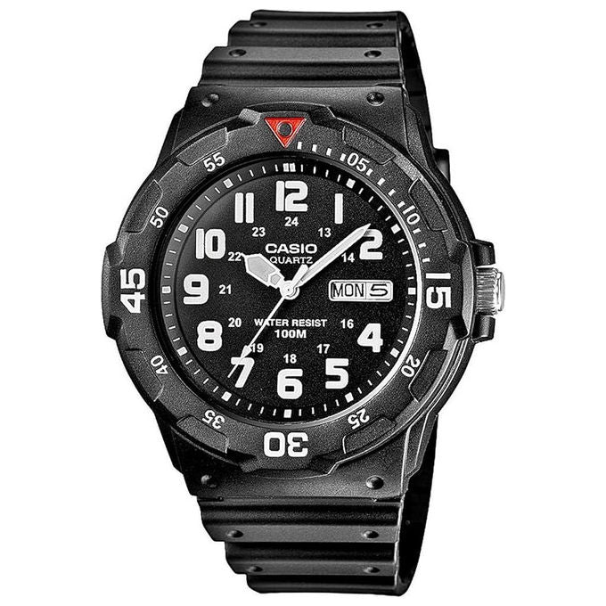 Casio, Orologio Uomo, Nero, Resina, MRW-200H-1BVEF, Analogico, Impermeabile