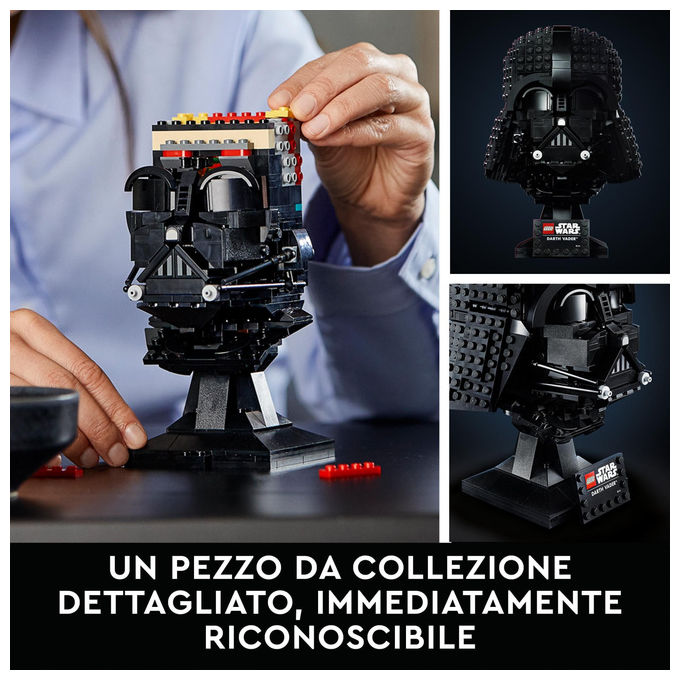 Lego, Casco Darth Vader Star Wars, Set costruzioni 75304