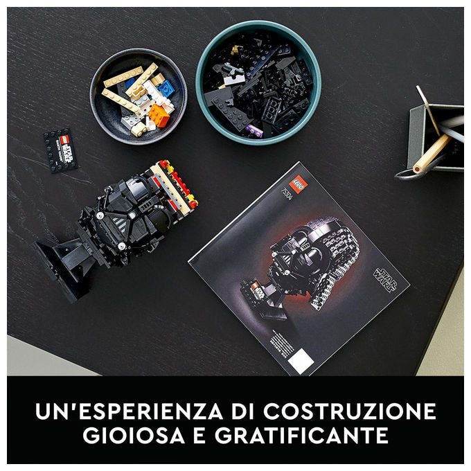 Lego, Casco Darth Vader Star Wars, Set costruzioni 75304