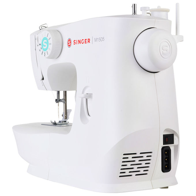 Singer, Macchina da Cucire Elettrica M1505, 6 Punti, Bianco