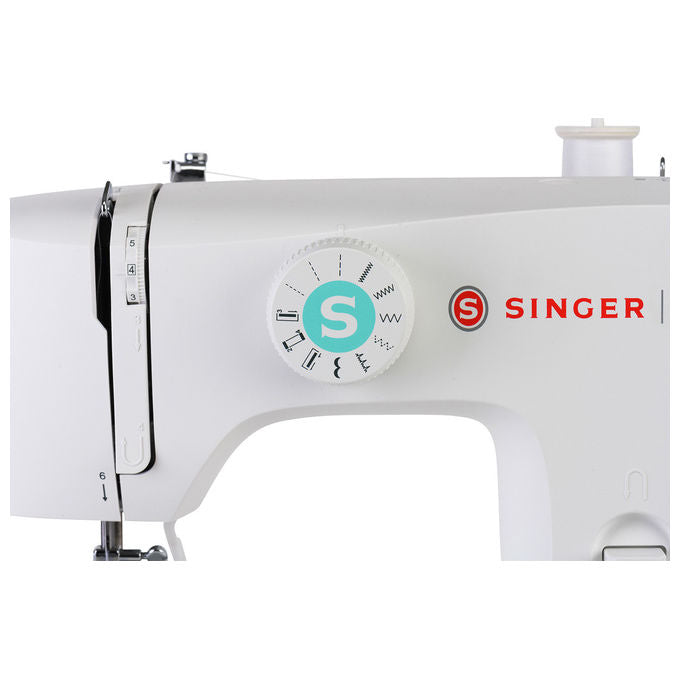 Singer, Macchina da Cucire Elettrica M1505, 6 Punti, Bianco