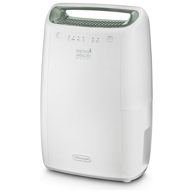 De’Longhi Deumidificatore, 12L-24h, Bianco, Filtro Aria, Silenzioso