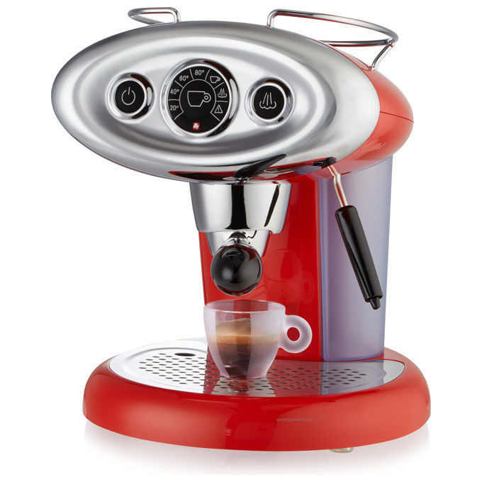 Illy, Macchina da Caffe' Iperespresso X7.1 Home, Rossa con 14 Capsule