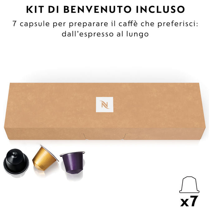 De'Longhi Essenza Mini EN85L, Macchina da Espresso, 0.6 L, Nero e Lime