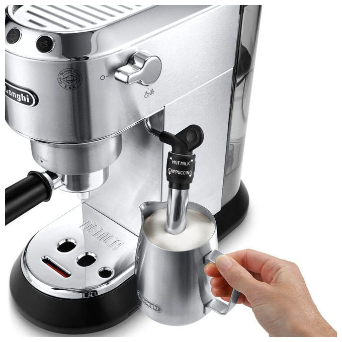 De'Longhi Dedica Style EC685.M, Macchina per Espresso Manuale-Automatica, Argento