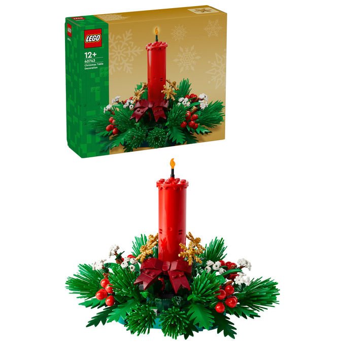 Lego Decorazione Tavolo Natalizia Set Costruzioni 433 Pezzi 40743