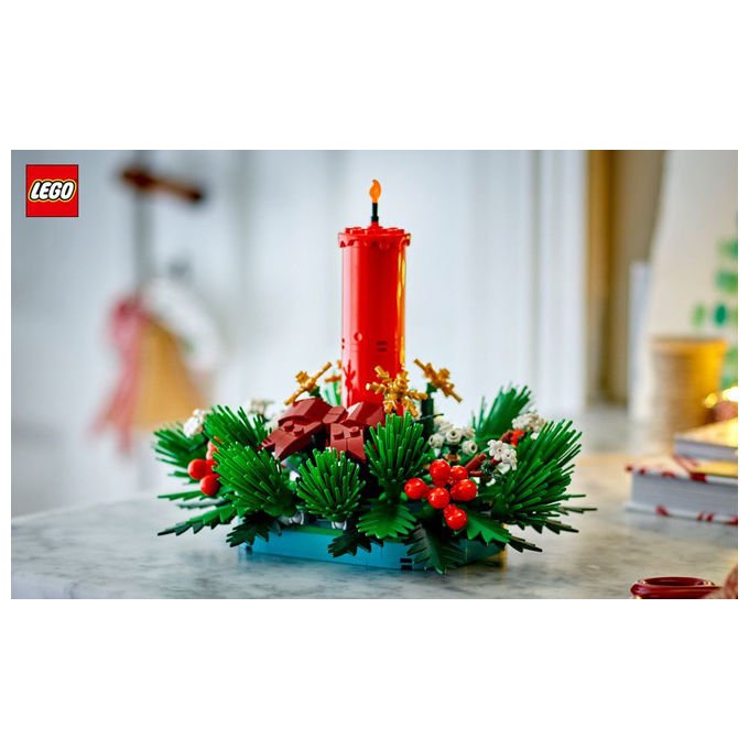 Lego Decorazione Tavolo Natalizia Set Costruzioni 433 Pezzi 40743