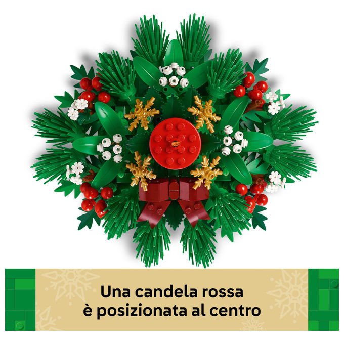 Lego Decorazione Tavolo Natalizia Set Costruzioni 433 Pezzi 40743