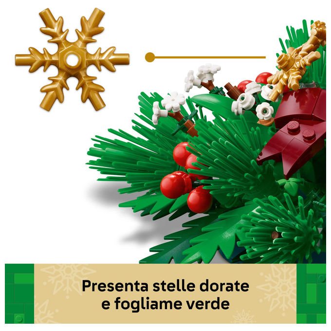 Lego Decorazione Tavolo Natalizia Set Costruzioni 433 Pezzi 40743