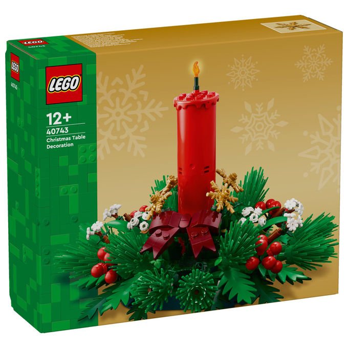 Lego Decorazione Tavolo Natalizia Set Costruzioni 433 Pezzi 40743