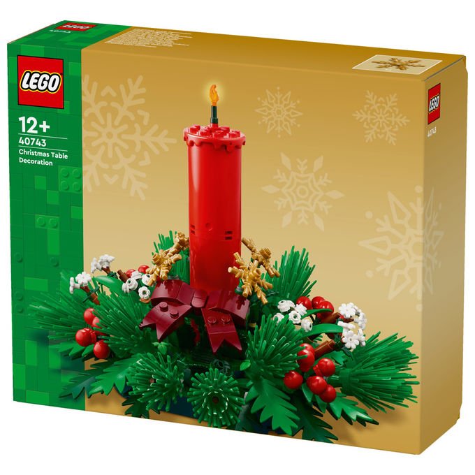Lego Decorazione Tavolo Natalizia Set Costruzioni 433 Pezzi 40743