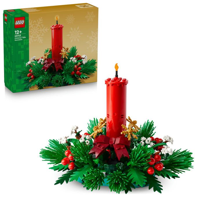 Lego Decorazione Tavolo Natalizia Set Costruzioni 433 Pezzi 40743