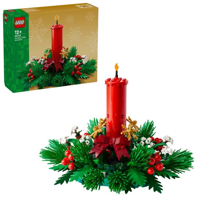 Lego Decorazione Tavolo Natalizia Set Costruzioni 433 Pezzi 40743