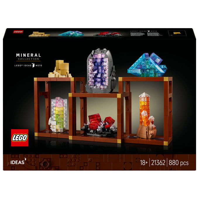 Lego Collezione di Minerali Ideas 21362 Set Costruzioni Multicolore 880 Pezzi