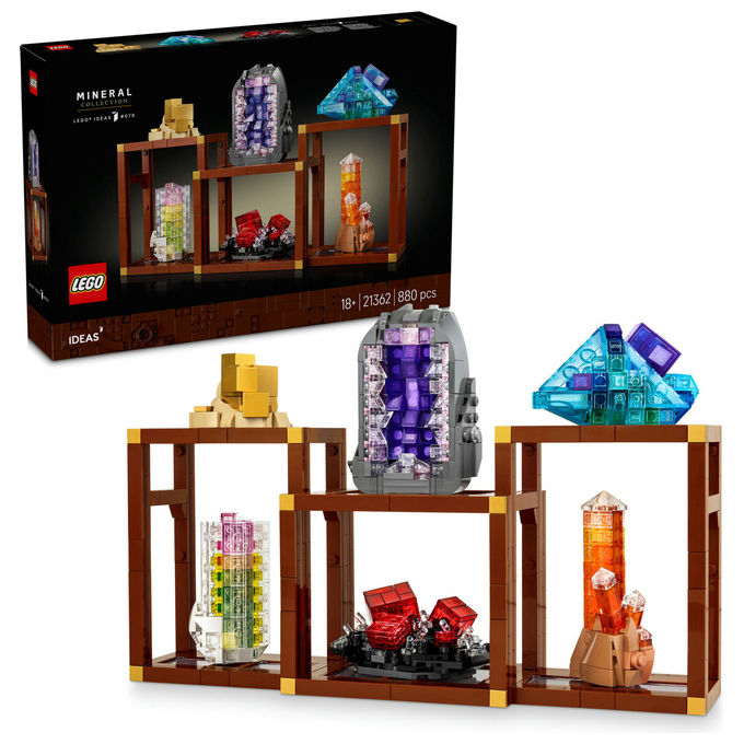 Lego Collezione di Minerali Ideas 21362 Set Costruzioni Multicolore 880 Pezzi