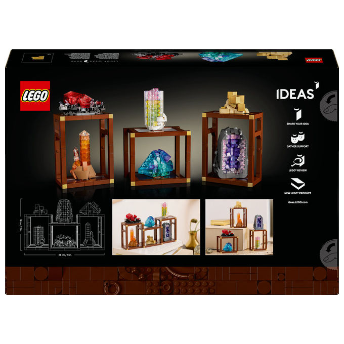 Lego Collezione di Minerali Ideas 21362 Set Costruzioni Multicolore 880 Pezzi
