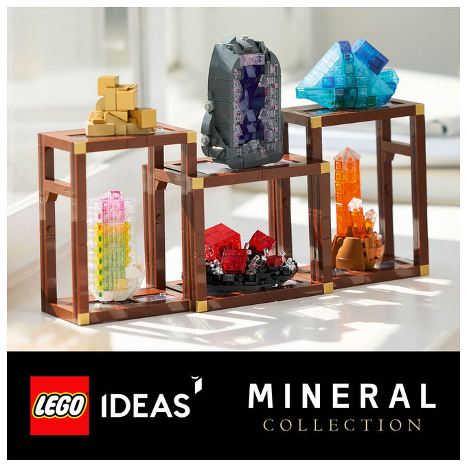 Lego Collezione di Minerali Ideas 21362 Set Costruzioni Multicolore 880 Pezzi