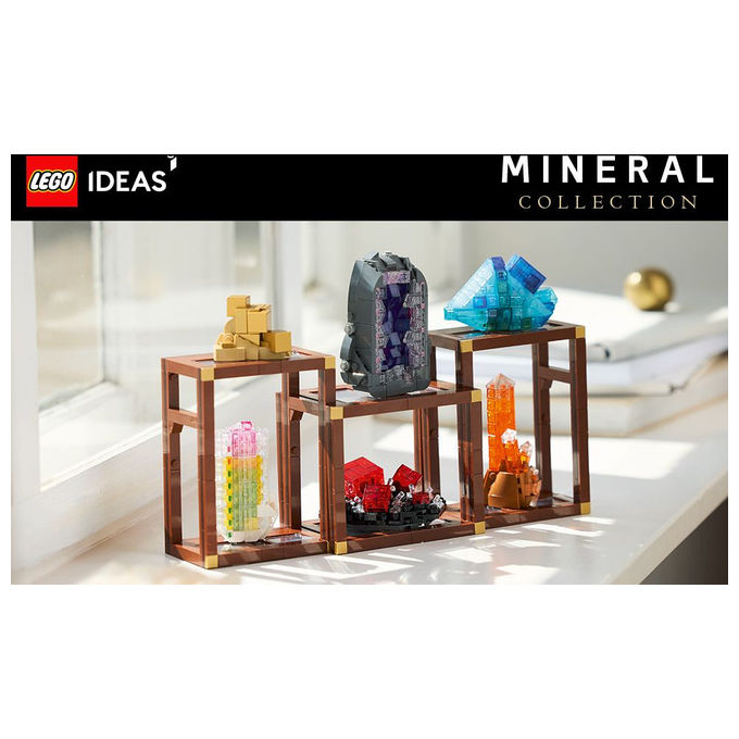 Lego Collezione di Minerali Ideas 21362 Set Costruzioni Multicolore 880 Pezzi