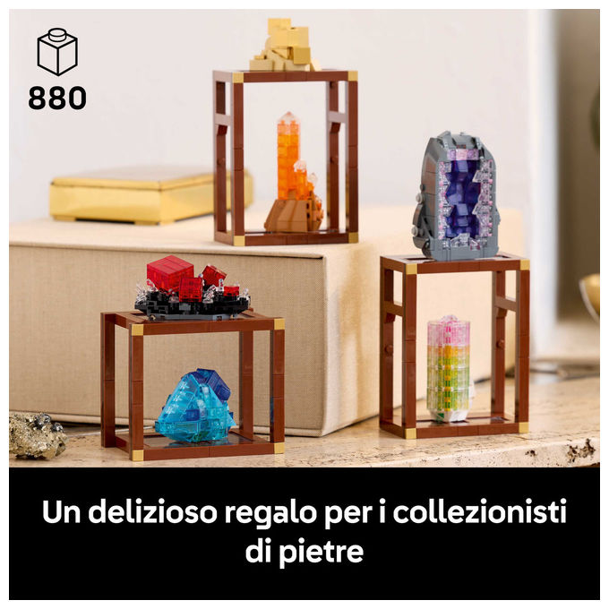 Lego Collezione di Minerali Ideas 21362 Set Costruzioni Multicolore 880 Pezzi
