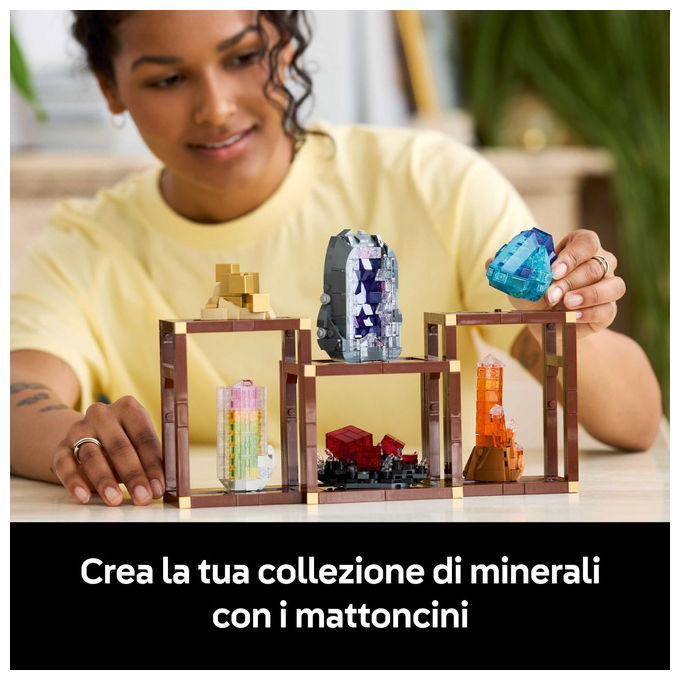 Lego Collezione di Minerali Ideas 21362 Set Costruzioni Multicolore 880 Pezzi