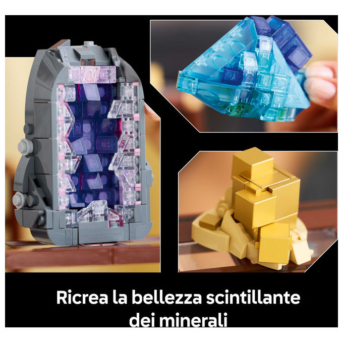 Lego Collezione di Minerali Ideas 21362 Set Costruzioni Multicolore 880 Pezzi