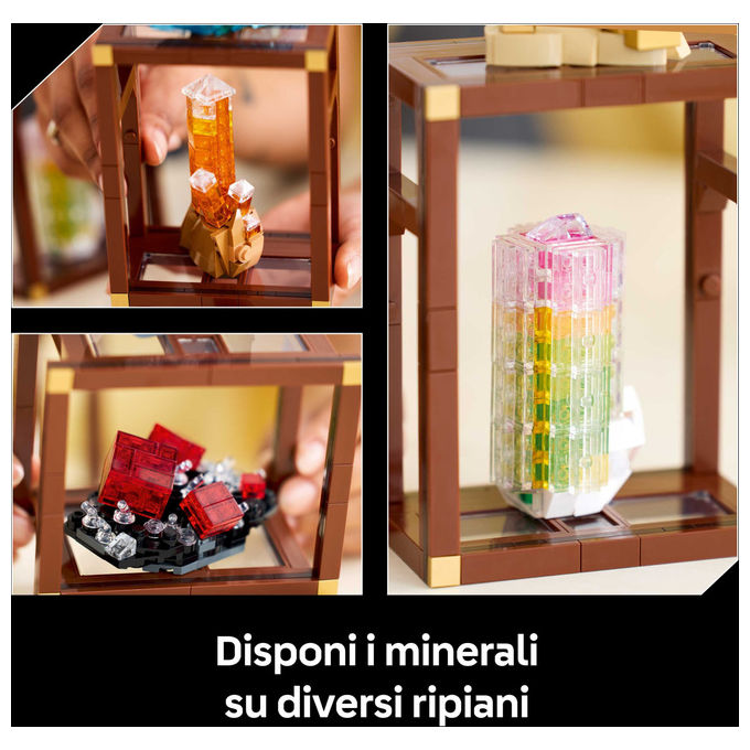 Lego Collezione di Minerali Ideas 21362 Set Costruzioni Multicolore 880 Pezzi