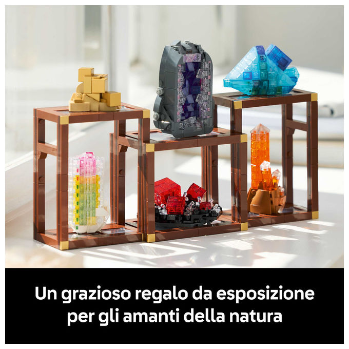 Lego Collezione di Minerali Ideas 21362 Set Costruzioni Multicolore 880 Pezzi
