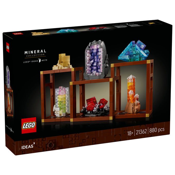 Lego Collezione di Minerali Ideas 21362 Set Costruzioni Multicolore 880 Pezzi