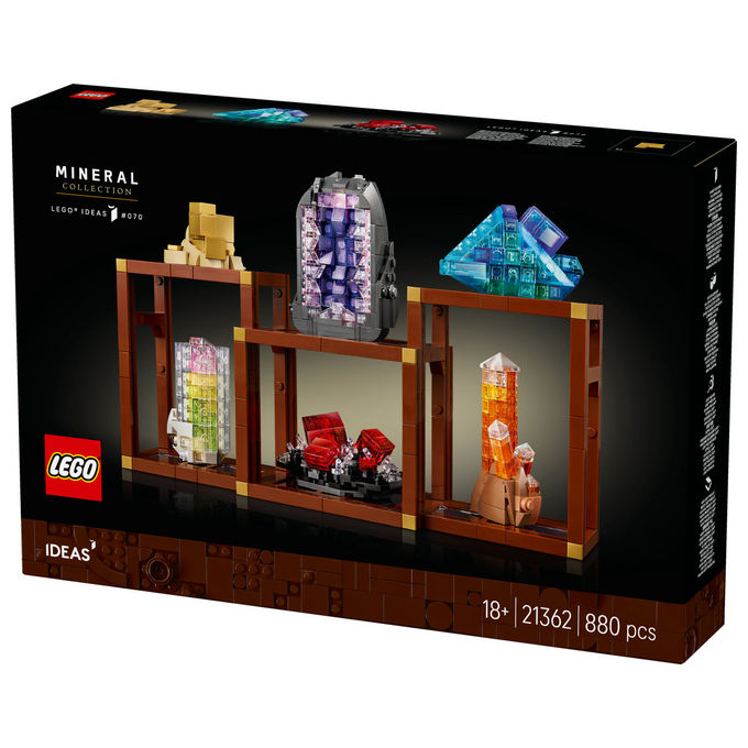 Lego Collezione di Minerali Ideas 21362 Set Costruzioni Multicolore 880 Pezzi
