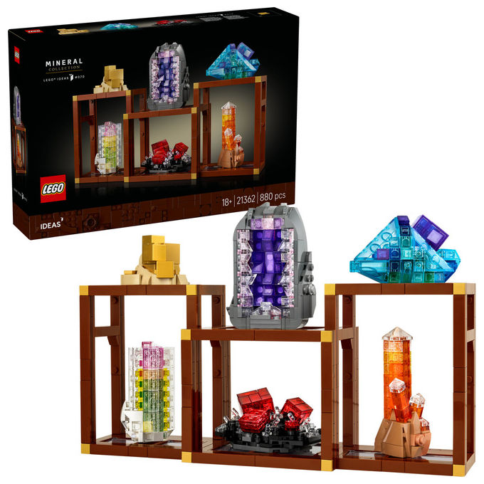 Lego Collezione di Minerali Ideas 21362 Set Costruzioni Multicolore 880 Pezzi