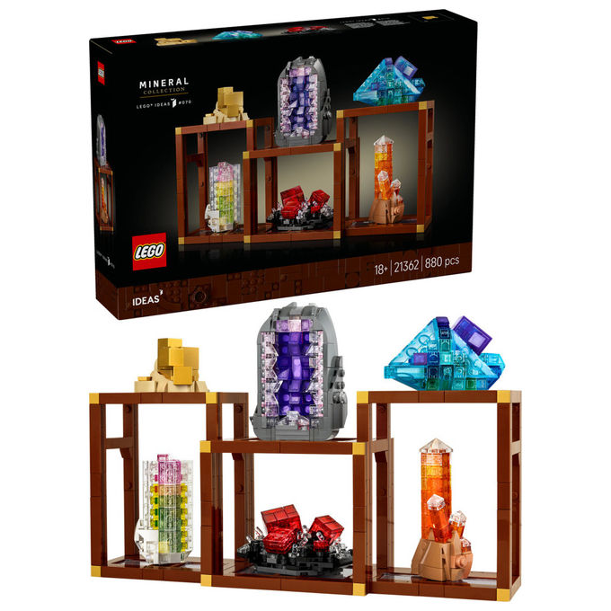 Lego Collezione di Minerali Ideas 21362 Set Costruzioni Multicolore 880 Pezzi