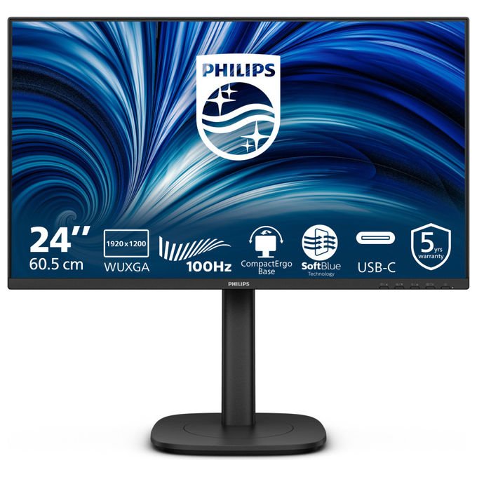 Philips Monitor 24B2N3200D 24 Pollici WUXGA IPS Altoparlanti