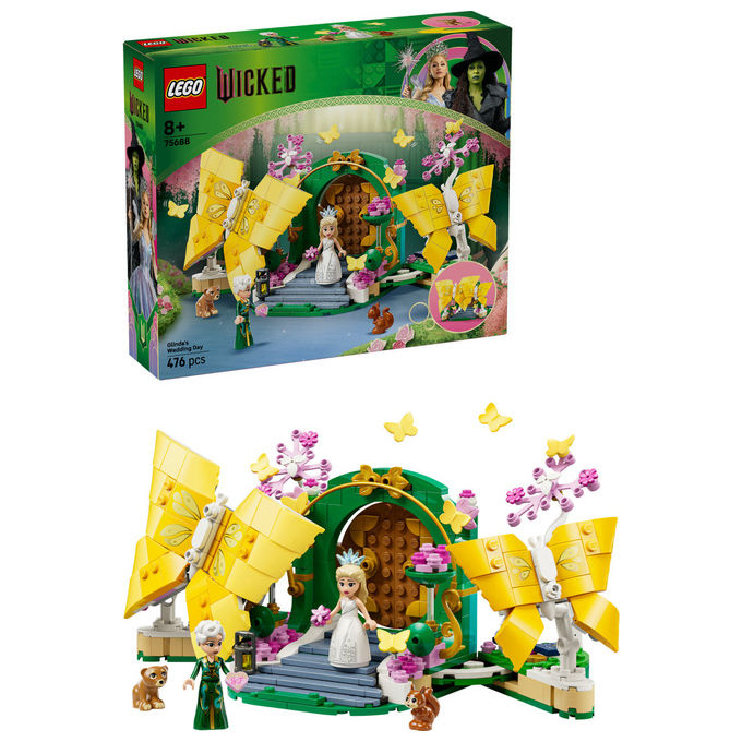 LEGO Il Giorno del Matrimonio di Glinda Set Costruzioni 476 Pezzi Lego Wicked 75688