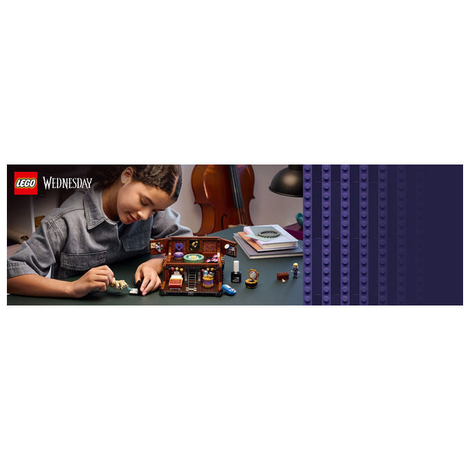 Lego Appartamento di Mano Mercoledì Playset con Minidoll Enid 828 Pezzi