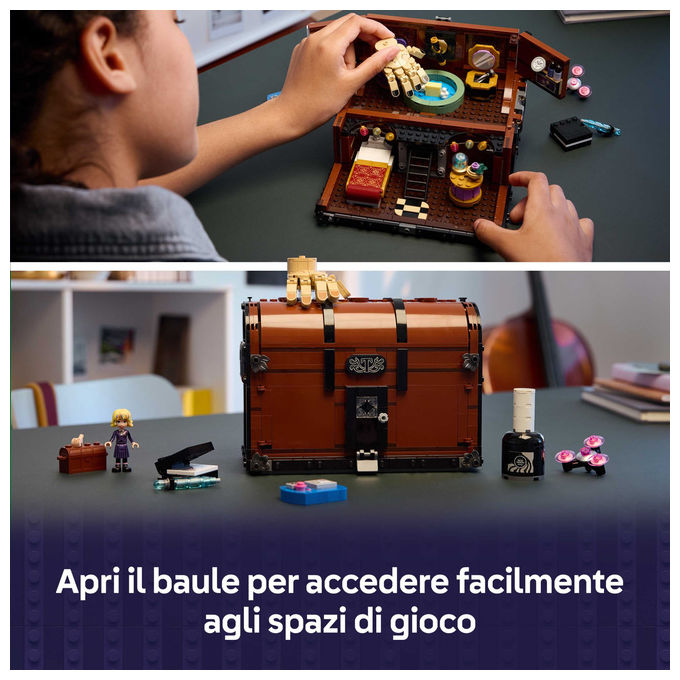 Lego Appartamento di Mano Mercoledì Playset con Minidoll Enid 828 Pezzi