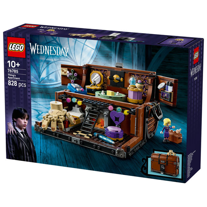 Lego Appartamento di Mano Mercoledì Playset con Minidoll Enid 828 Pezzi