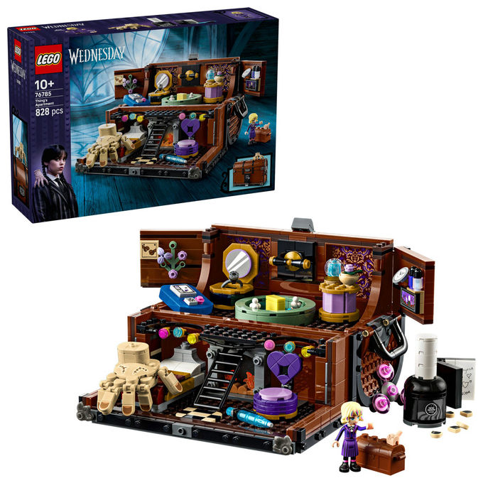 Lego Appartamento di Mano Mercoledì Playset con Minidoll Enid 828 Pezzi