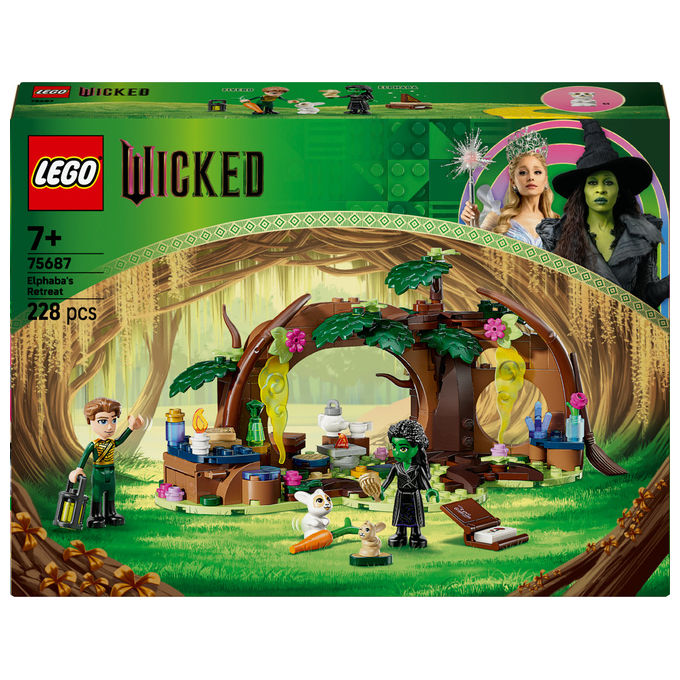 Lego Il Rifugio di Elphaba Playset 75687 Set da Costruzione Wicked 228 Pezzi