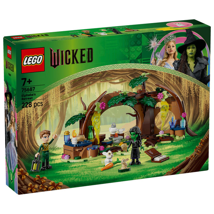 Lego Il Rifugio di Elphaba Playset 75687 Set da Costruzione Wicked 228 Pezzi