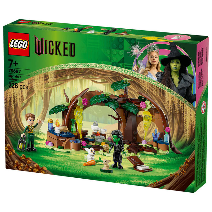 Lego Il Rifugio di Elphaba Playset 75687 Set da Costruzione Wicked 228 Pezzi
