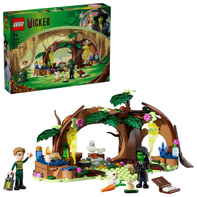 Lego Il Rifugio di Elphaba Playset 75687 Set da Costruzione Wicked 228 Pezzi