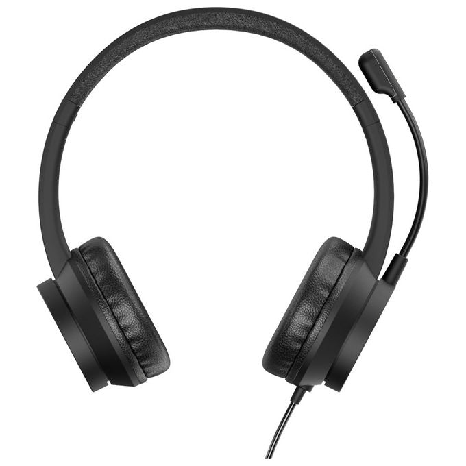 Conceptronic Cuffie USB-C Cablate Padiglione Nero
