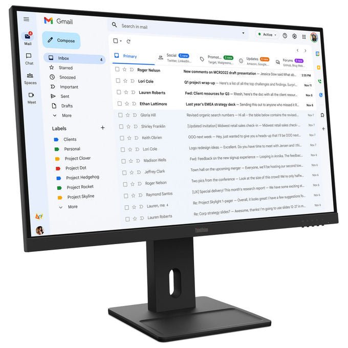Lenovo ThinkVision E27-40 Monitor LED 27'' Full HD IPS Nero